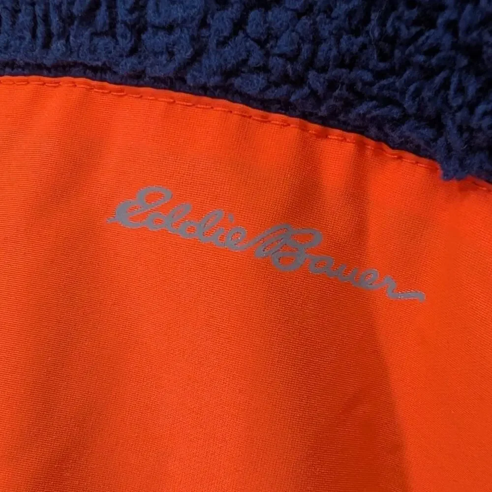 Eddie Bauer Kids Sherpa Fleece Jacket Fuzzy Warm Soft Layer - Size L(14/16)